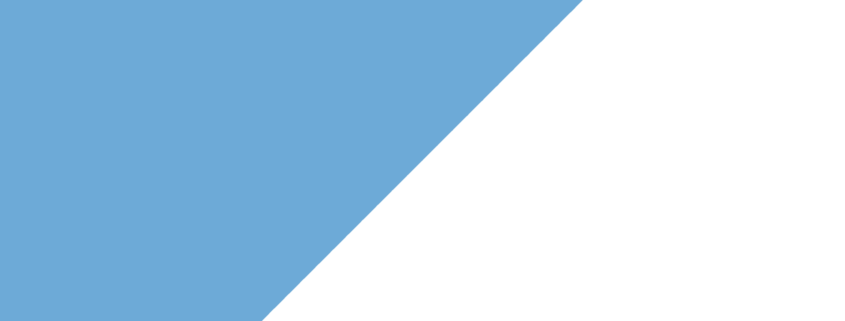 blue triangle in top left corner